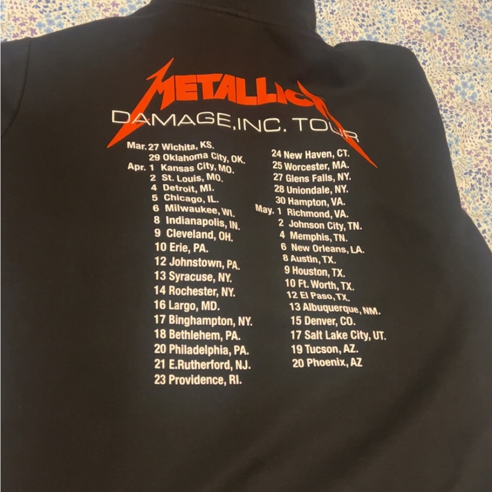 Black Metallica Band Hoodie